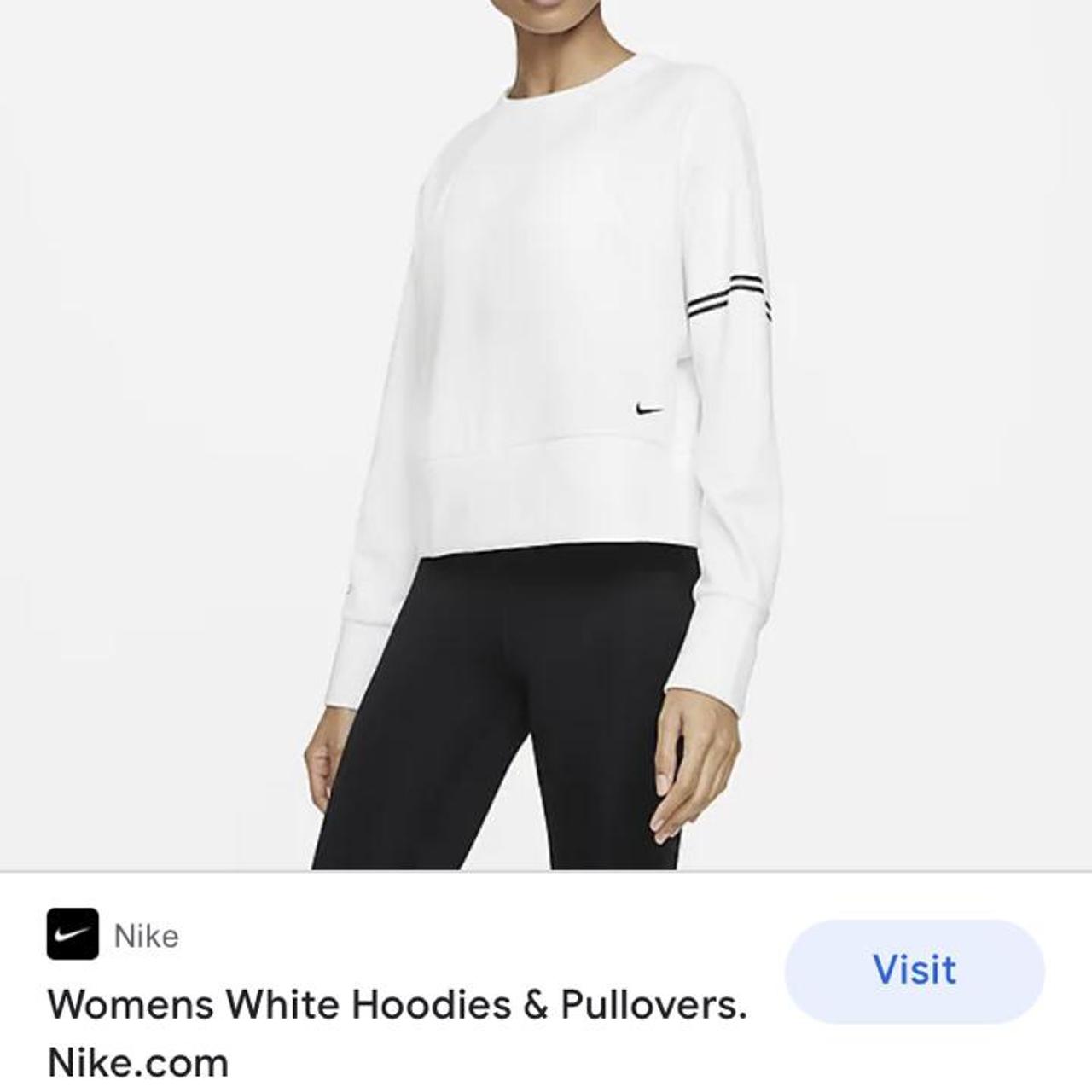 Womens White Hoodies & Pullovers.