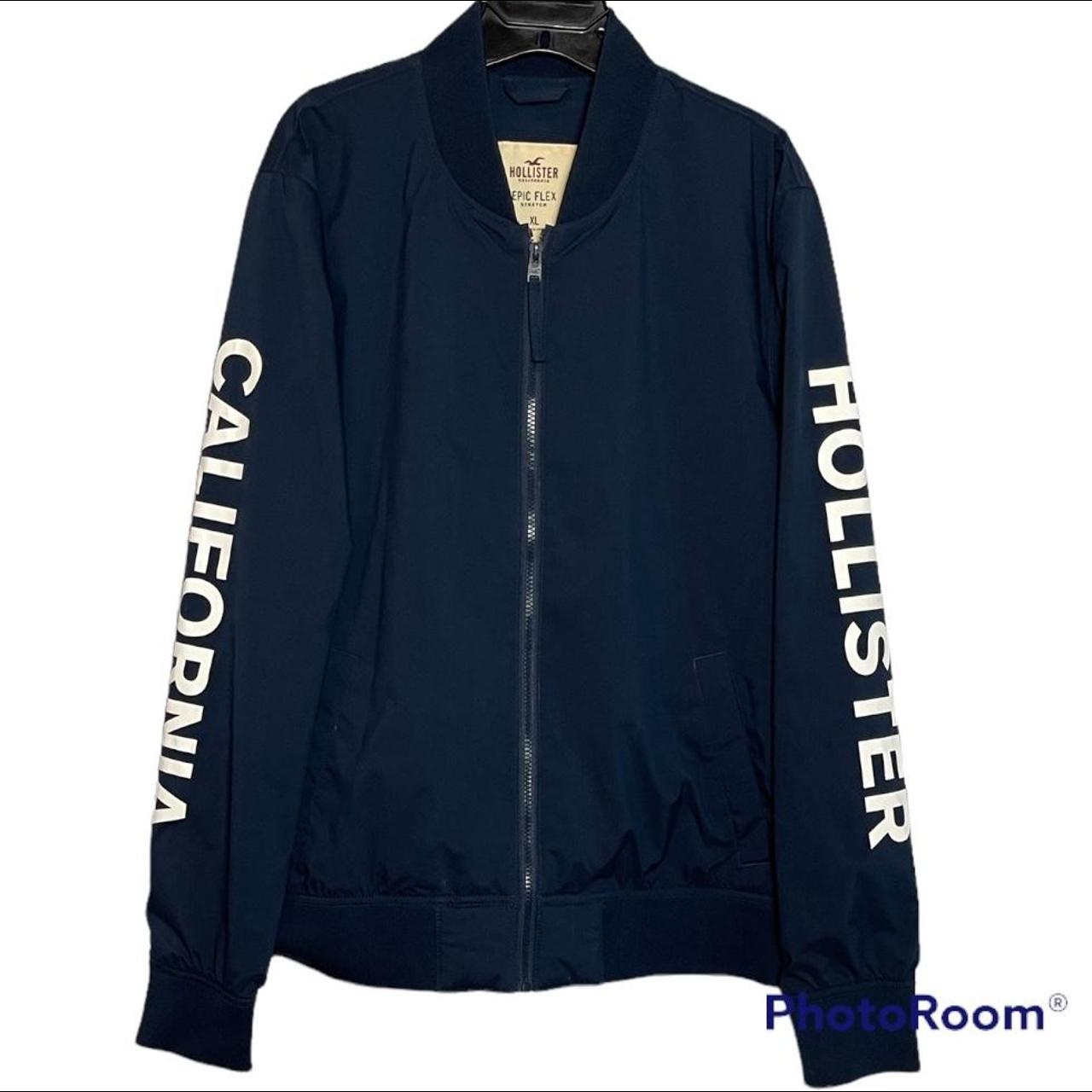 Mens hollister parka all weather down fill feather - Depop
