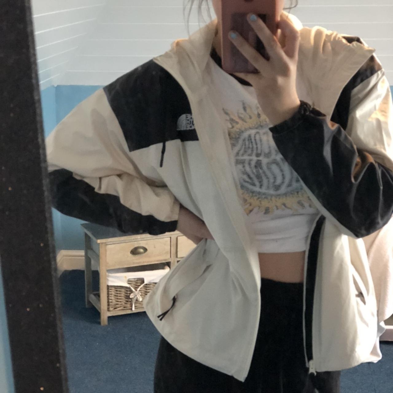 the north face sheru jacket in cream