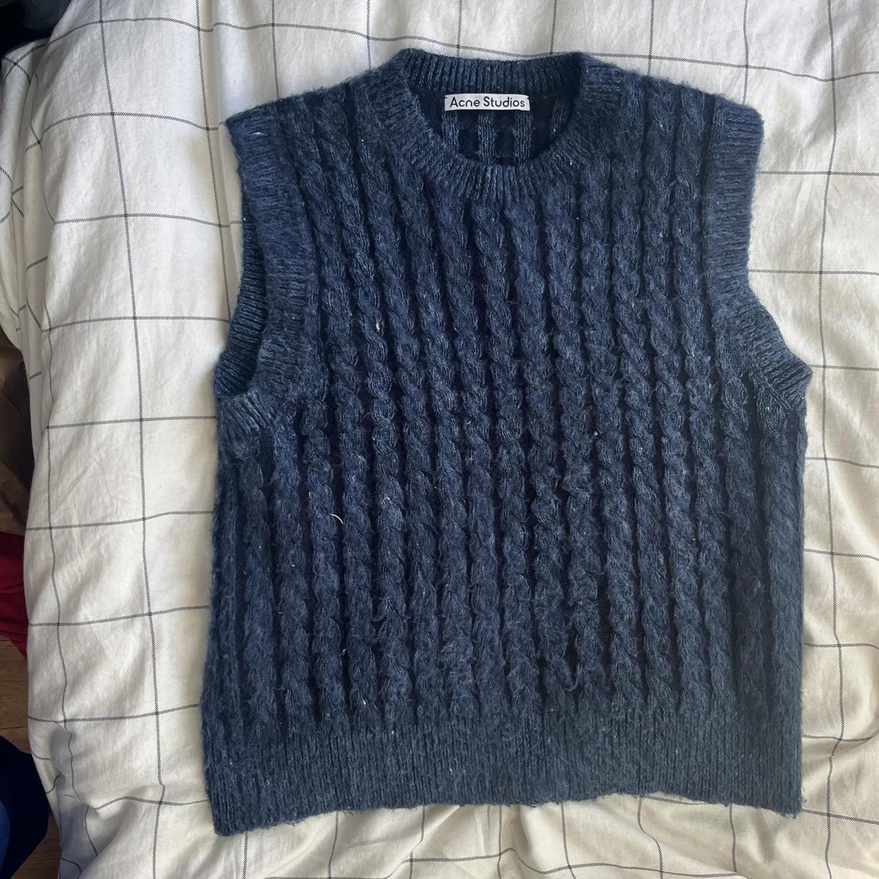 ACNE STUDIOS Wool / Cashmere blend sweater vest Mens... - Depop