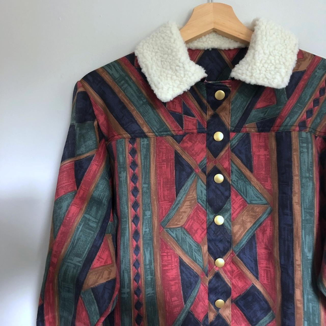 ONE OFF Handmade, retro & vintage inspired jacket... - Depop