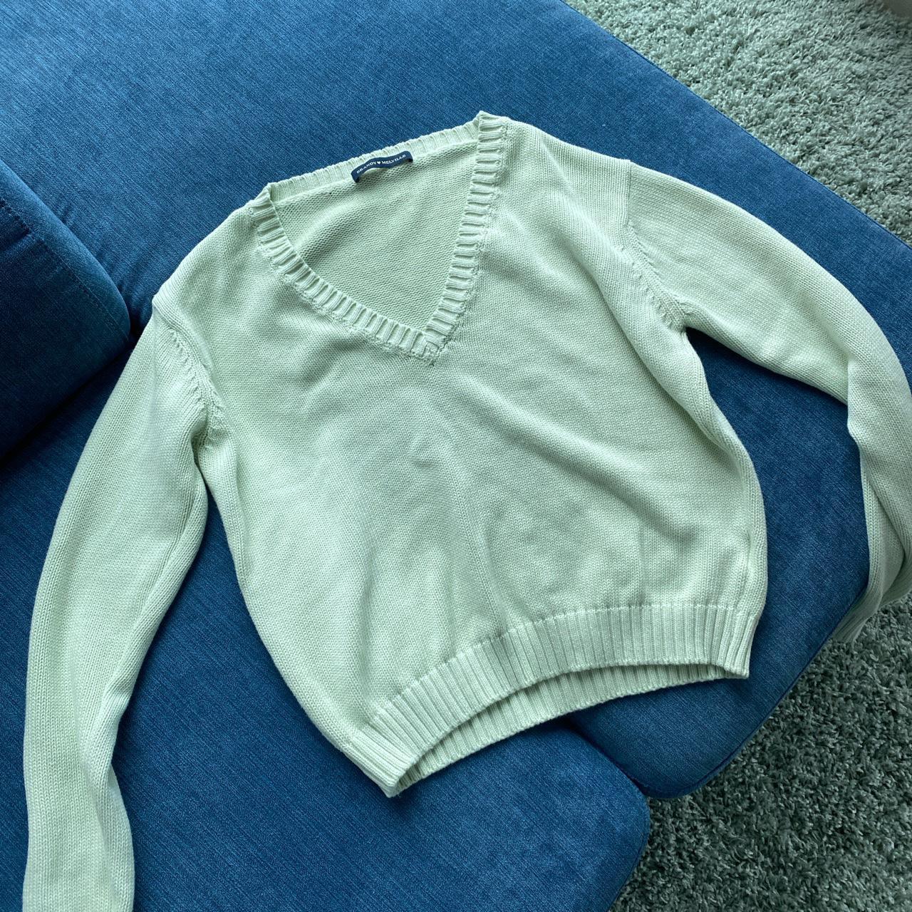 Pastel Green Brandy Melville Sweater One Size Fits Depop