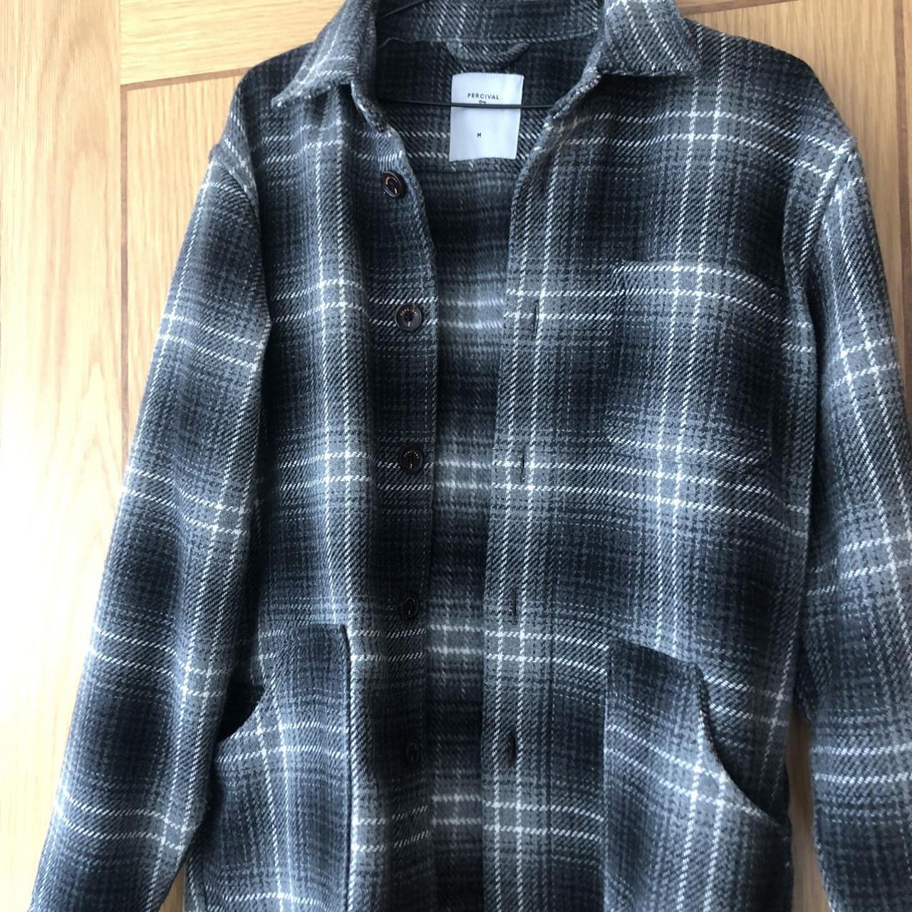 Mens Percival thick overshirt workshirt shacket... - Depop