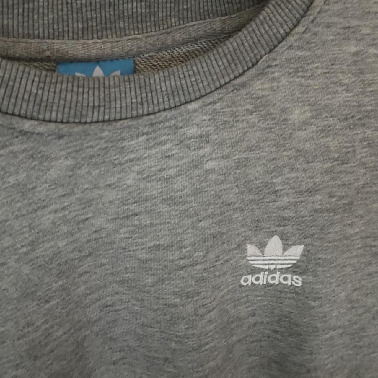 Adidas Originals Women's Grey Jumper | Depop