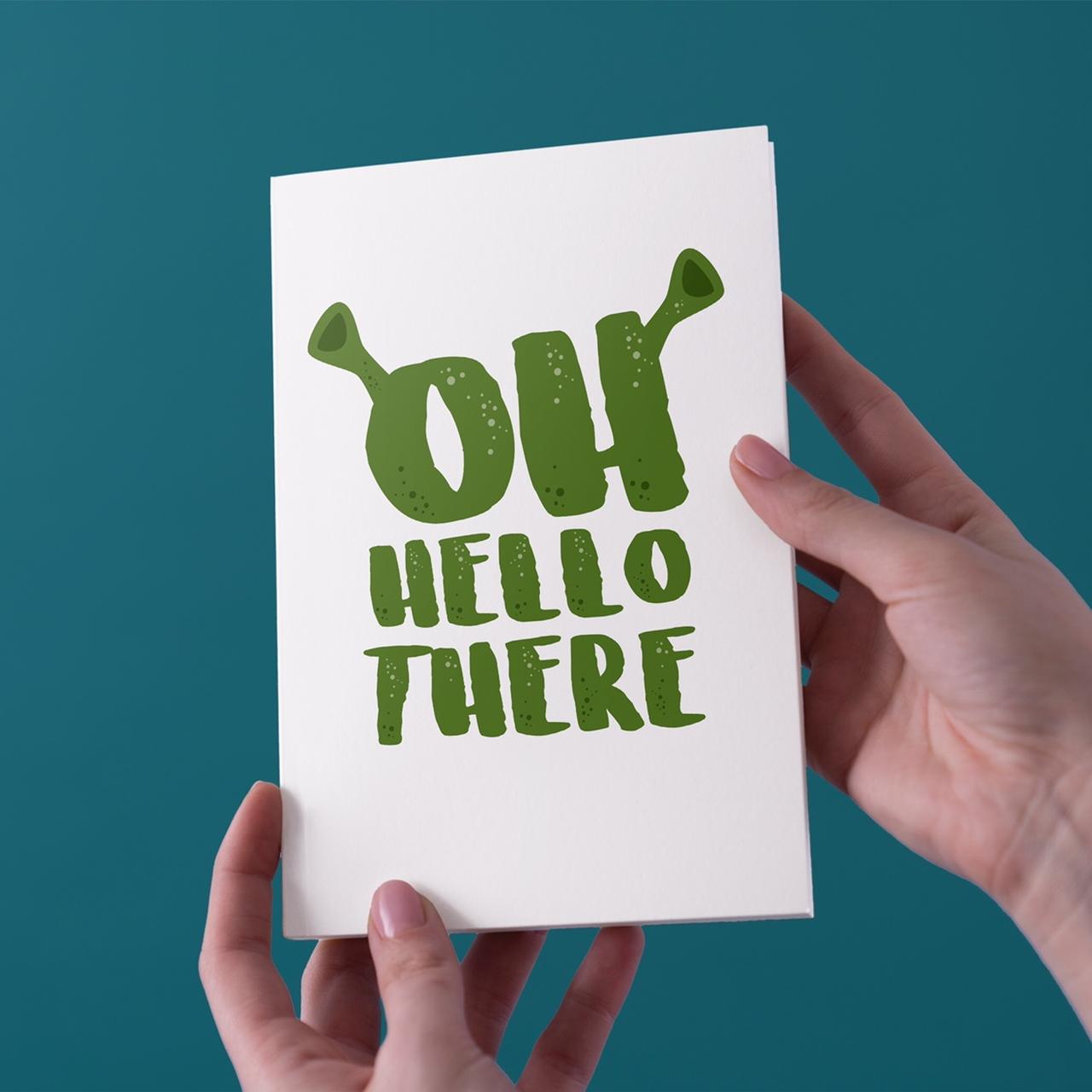 Shrek Meme Drip | Greeting Card