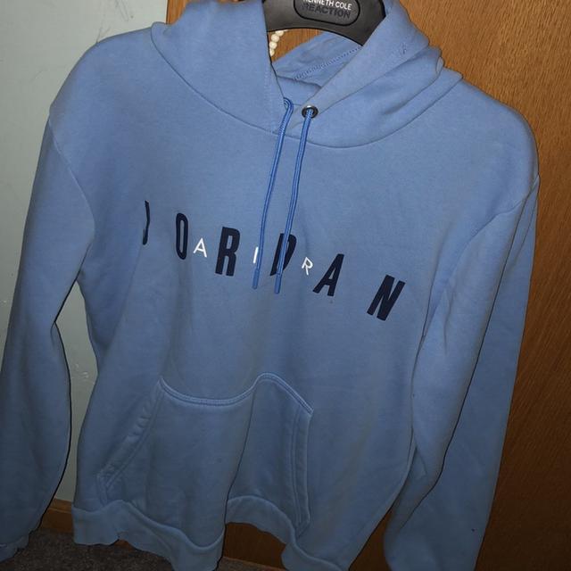 light blue air jordan hoodie