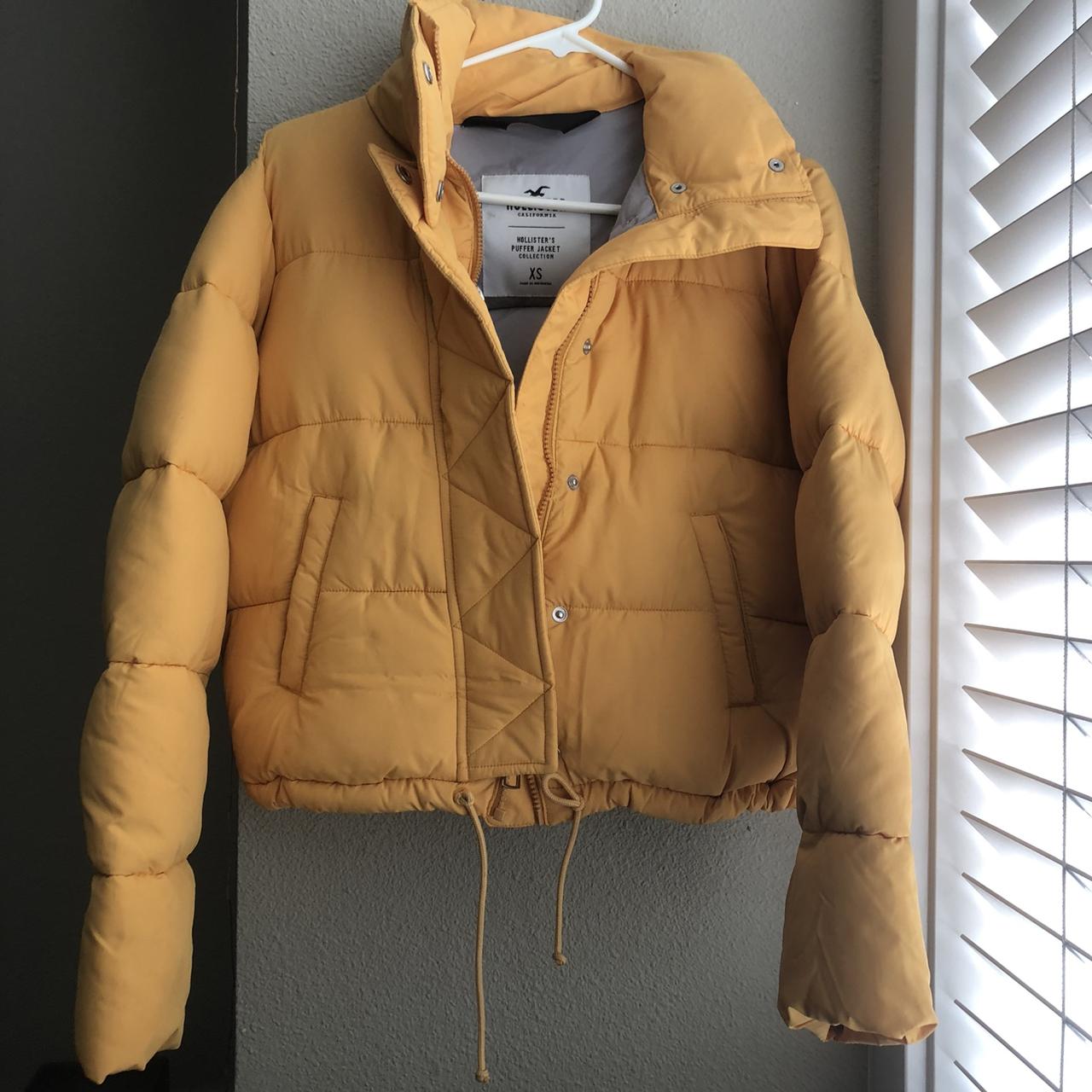 yellow puffer jacket! very comfy and perfect for...