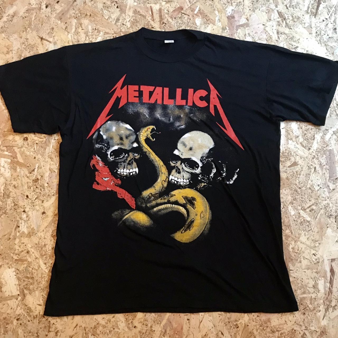 Metallica 1991 rare t-shirt Monsters of rock tour | Depop