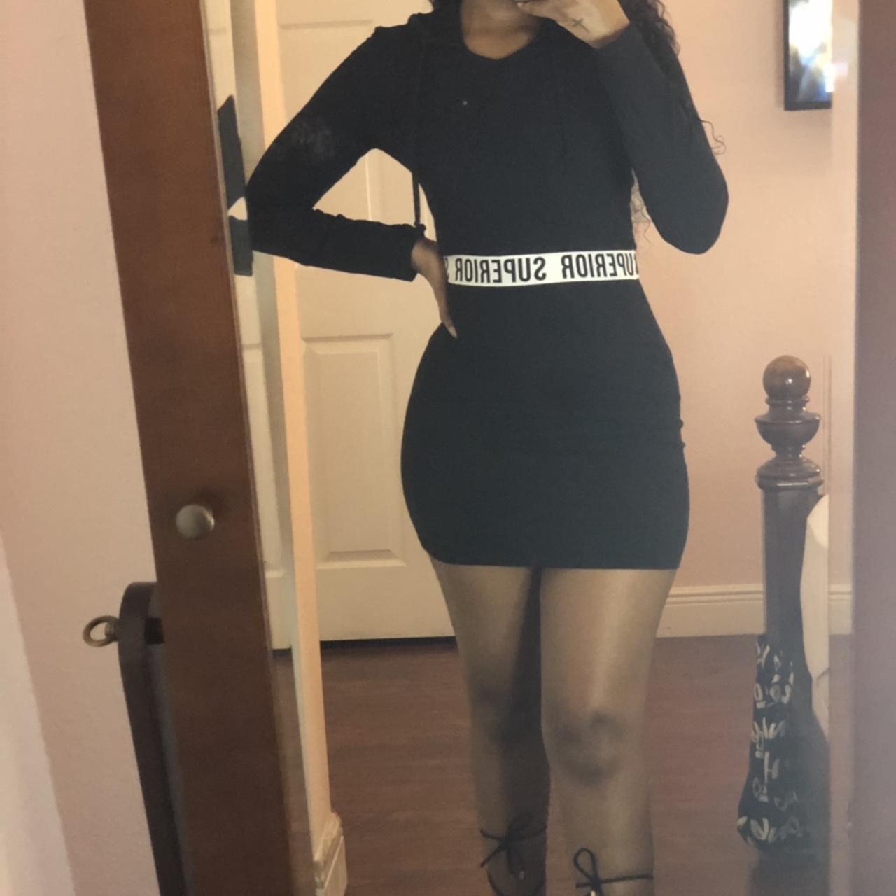 H M SUPERIOR hoodie dress Only worn once. A little. Depop