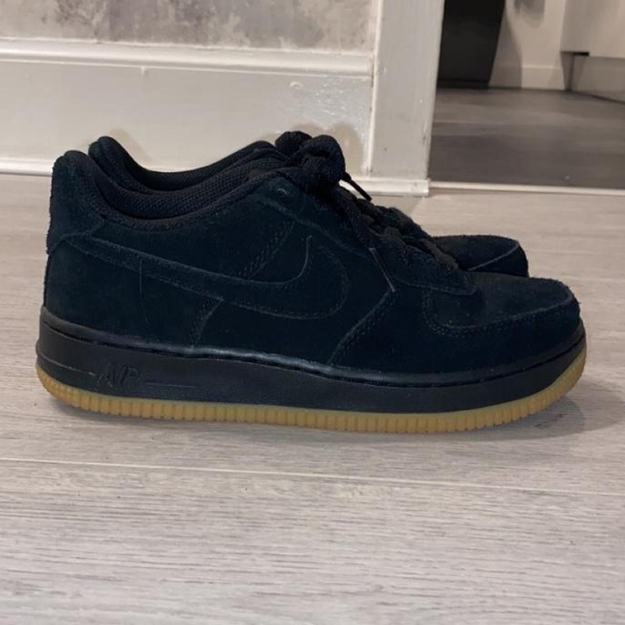 Suede nike air sales force 1 black