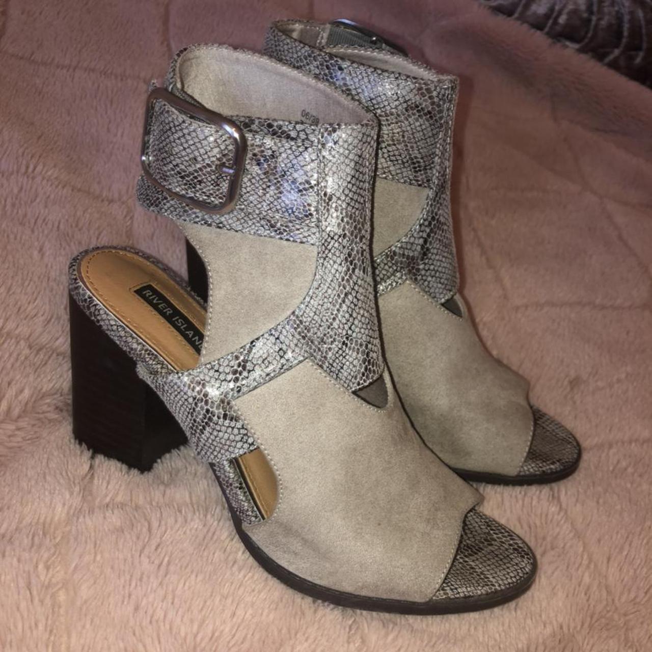 River island peep on sale toe ankle boots