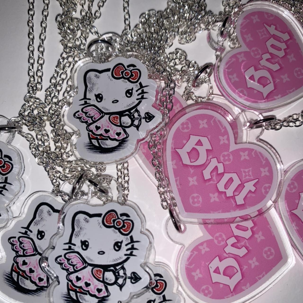 Sanrio Hello Kitty Kuromi & Baku Fortune Telling Best Friend Necklace Set |  eBay