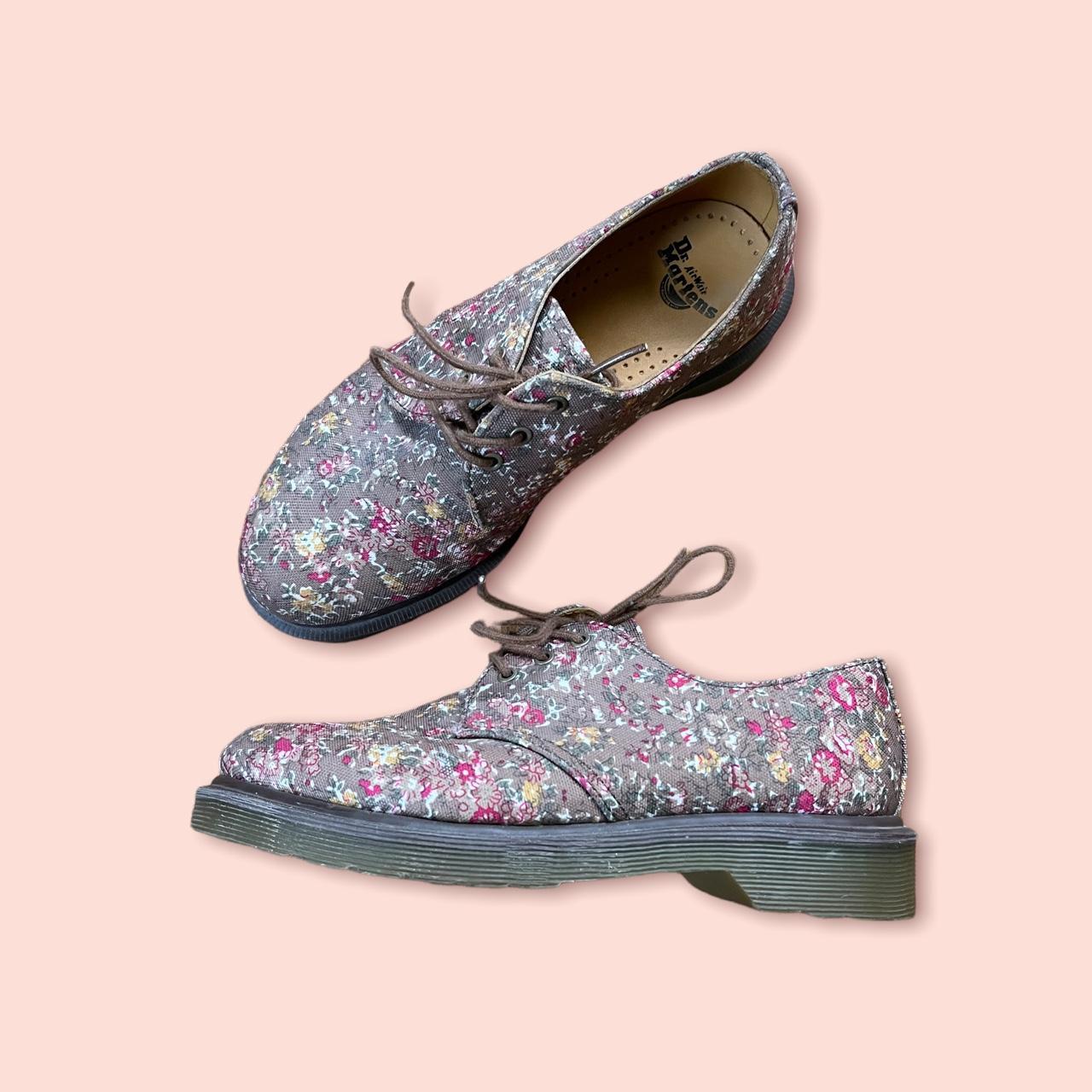 Dr martens floral oxford sale