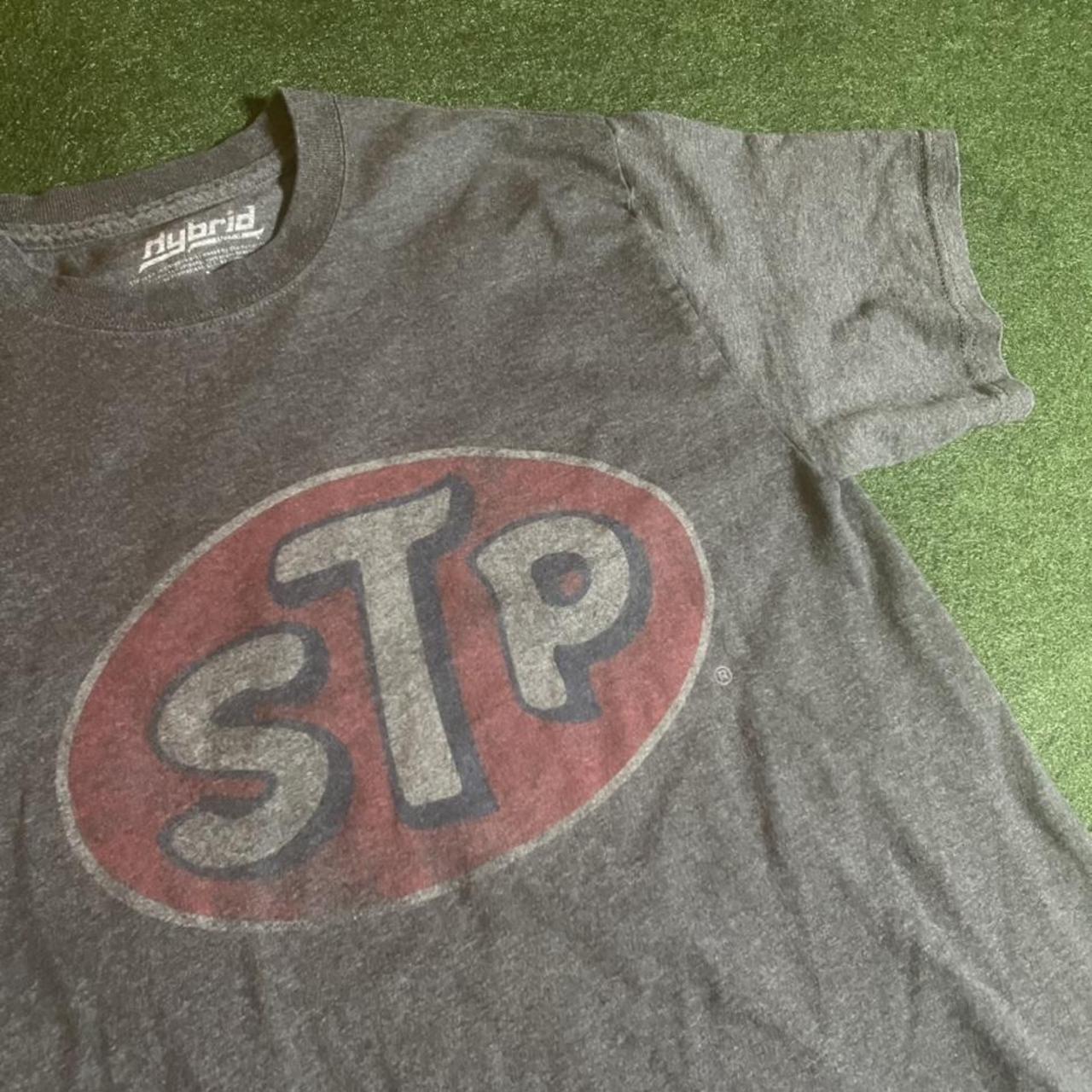 Vintage STP T-shirt, -, Light faded over stp logo,...