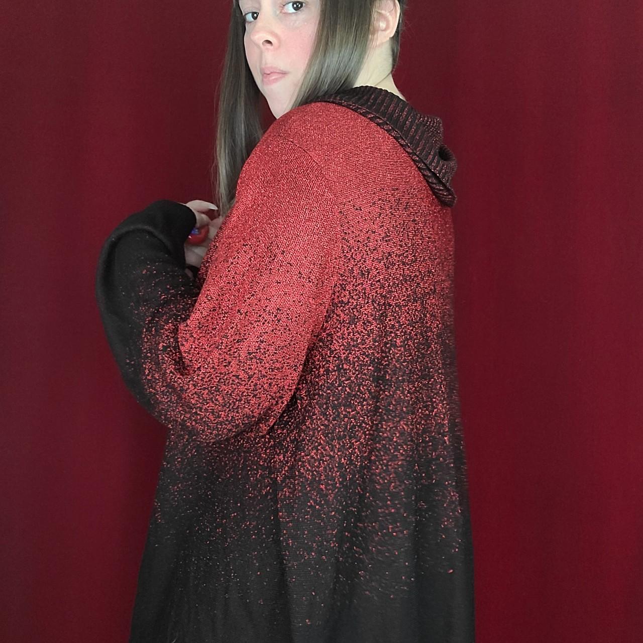 Notations Women's Black and Red Jumper (4)