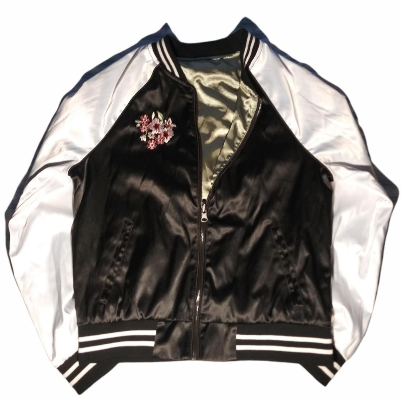 Juniors black bomber outlet jacket