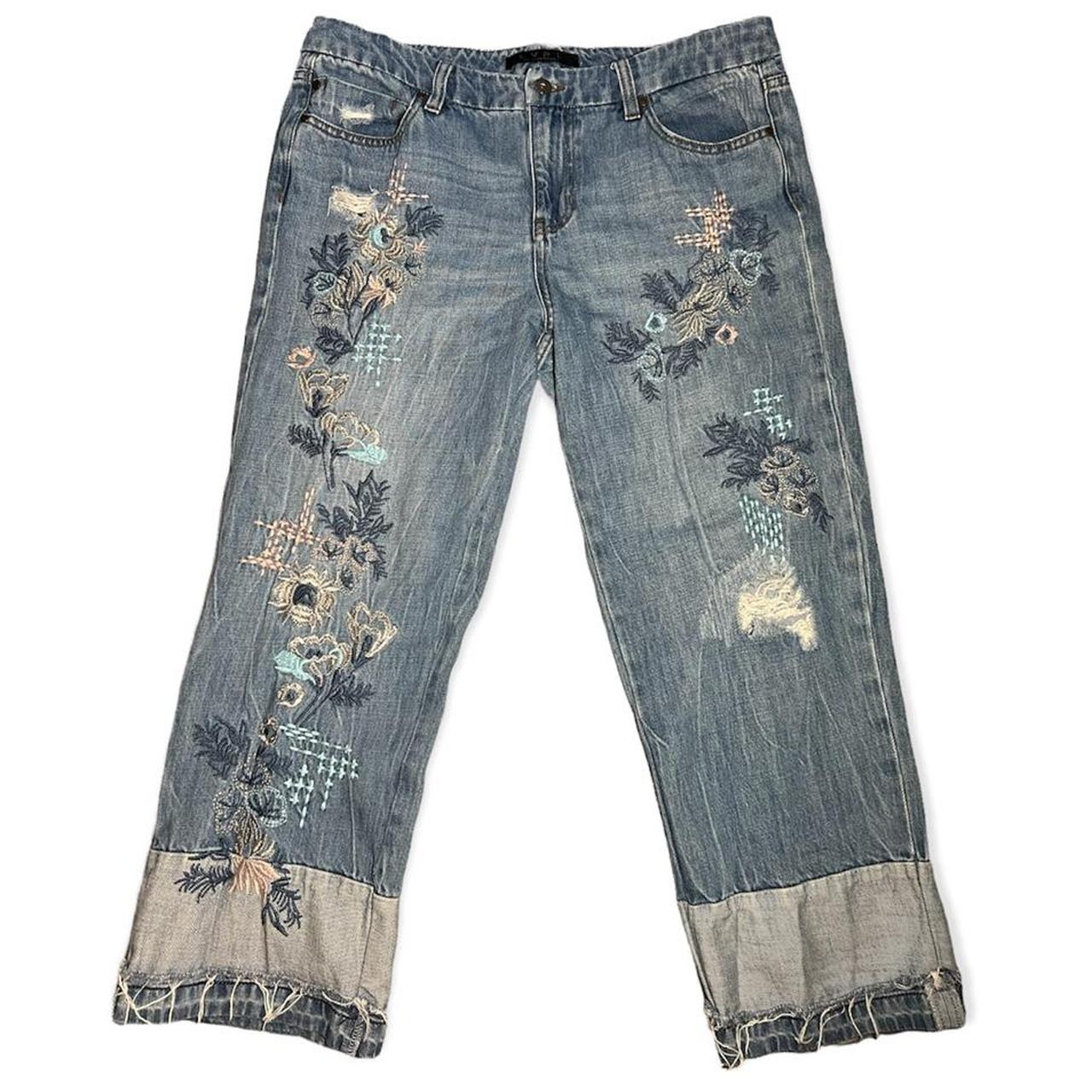 Liverpool cheap embroidered jeans