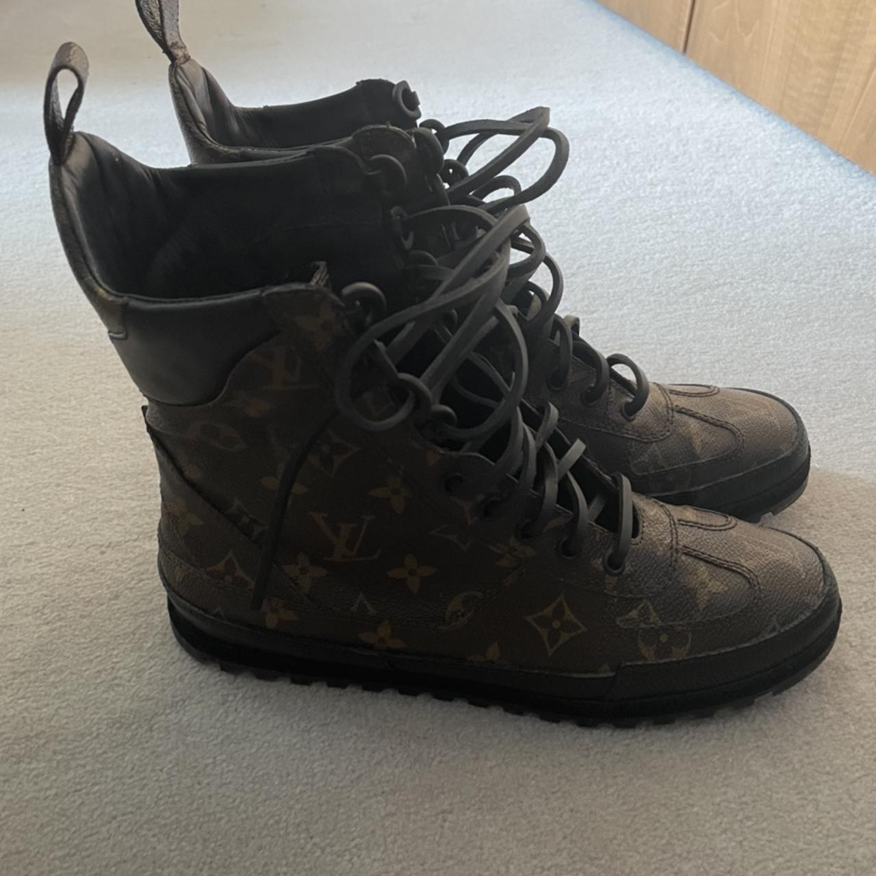 Women's Louis Vuitton trainer boots Size 38.5 - Depop