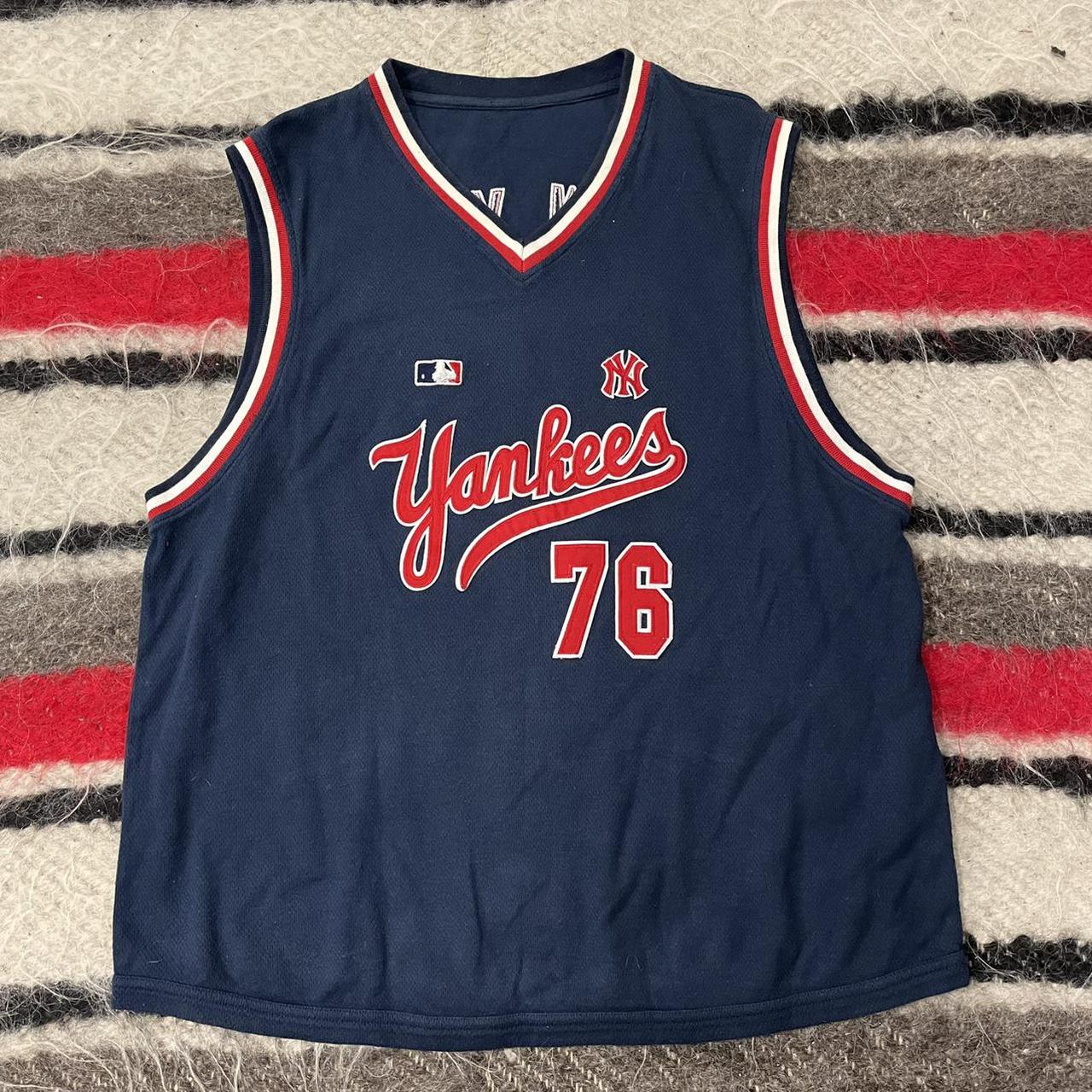 1990s NBA New York Yankees 76 Tank Top Basketball... - Depop