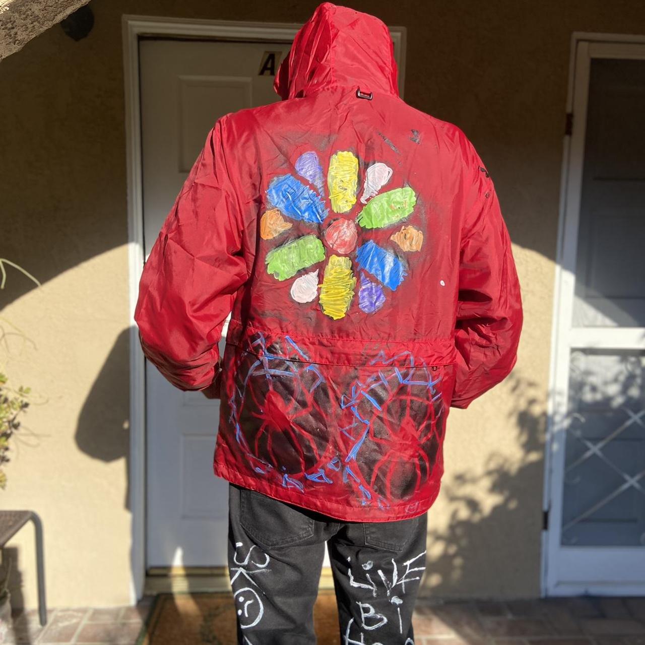 Men's Red Jacket Depop