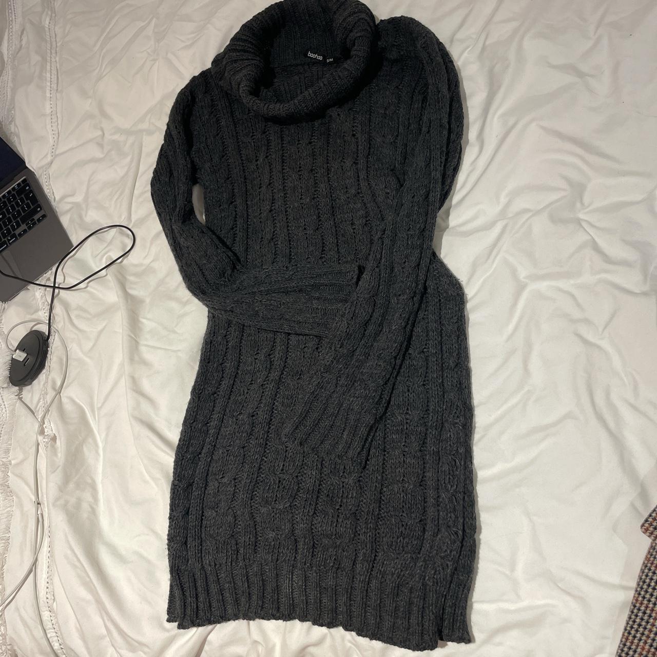 Dark Grey Jumper Dress • worn once • perfect... Depop