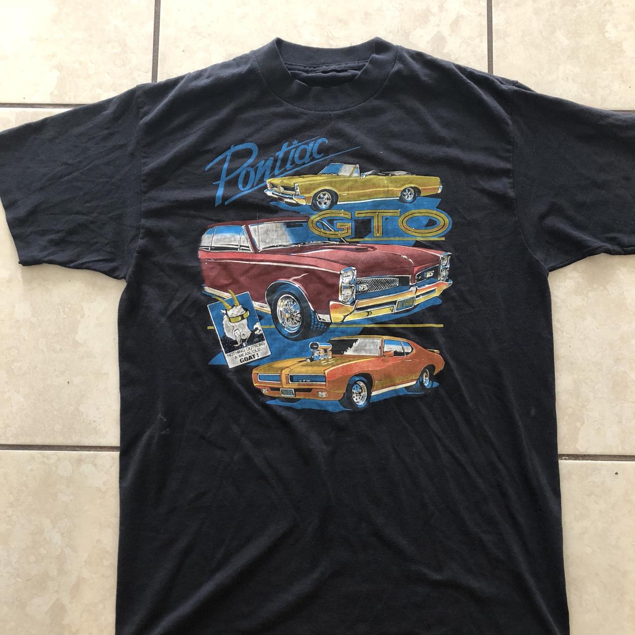 Vintage 1987 Pontiac GTO t shirt single stitched, no... - Depop