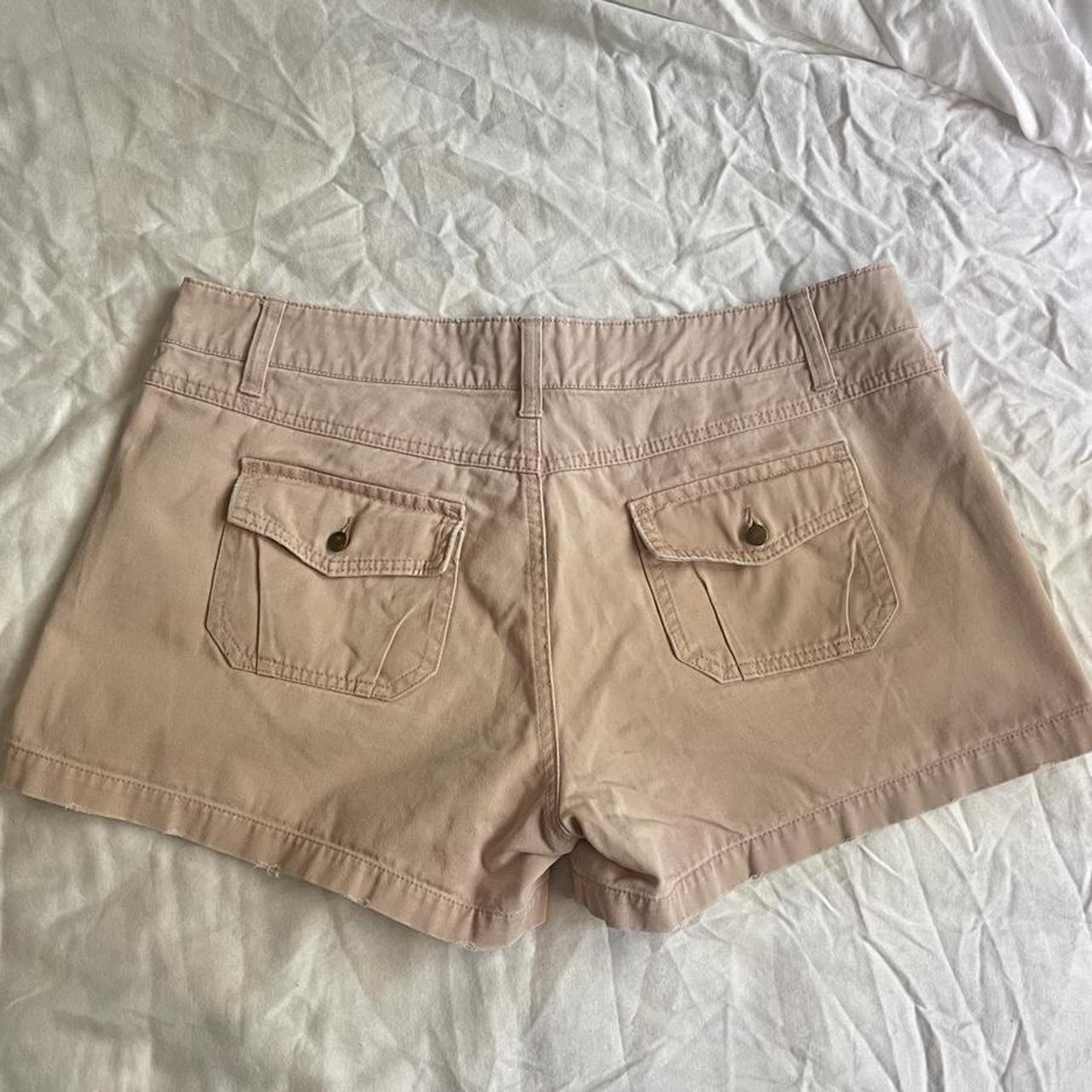 S.O. Pink Cargo Shorts, size 13 Previously loved... - Depop