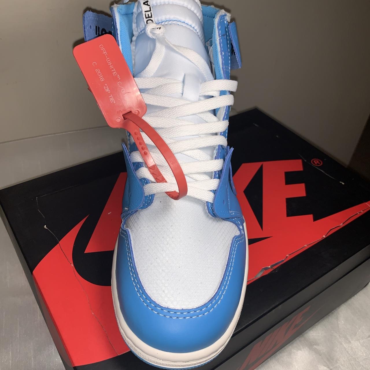 Off white clearance unc zip tie