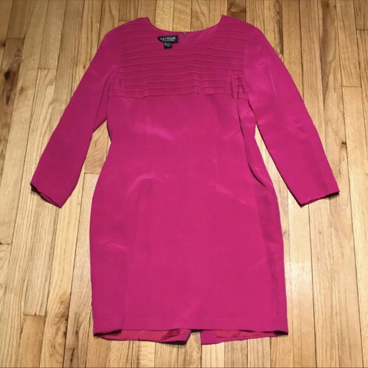 Women's Shirt Dress - Pink - 14 – Vintage SILK Lo… - image 3