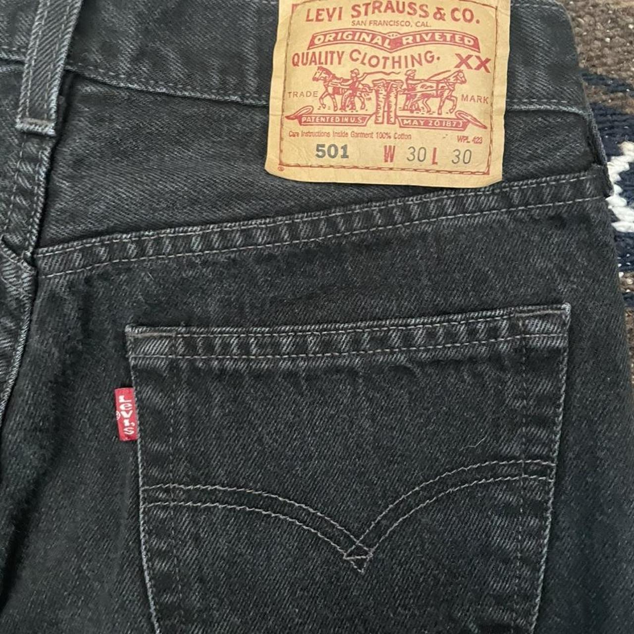 Vintage Levi’s black 501s button fly Never worn... - Depop