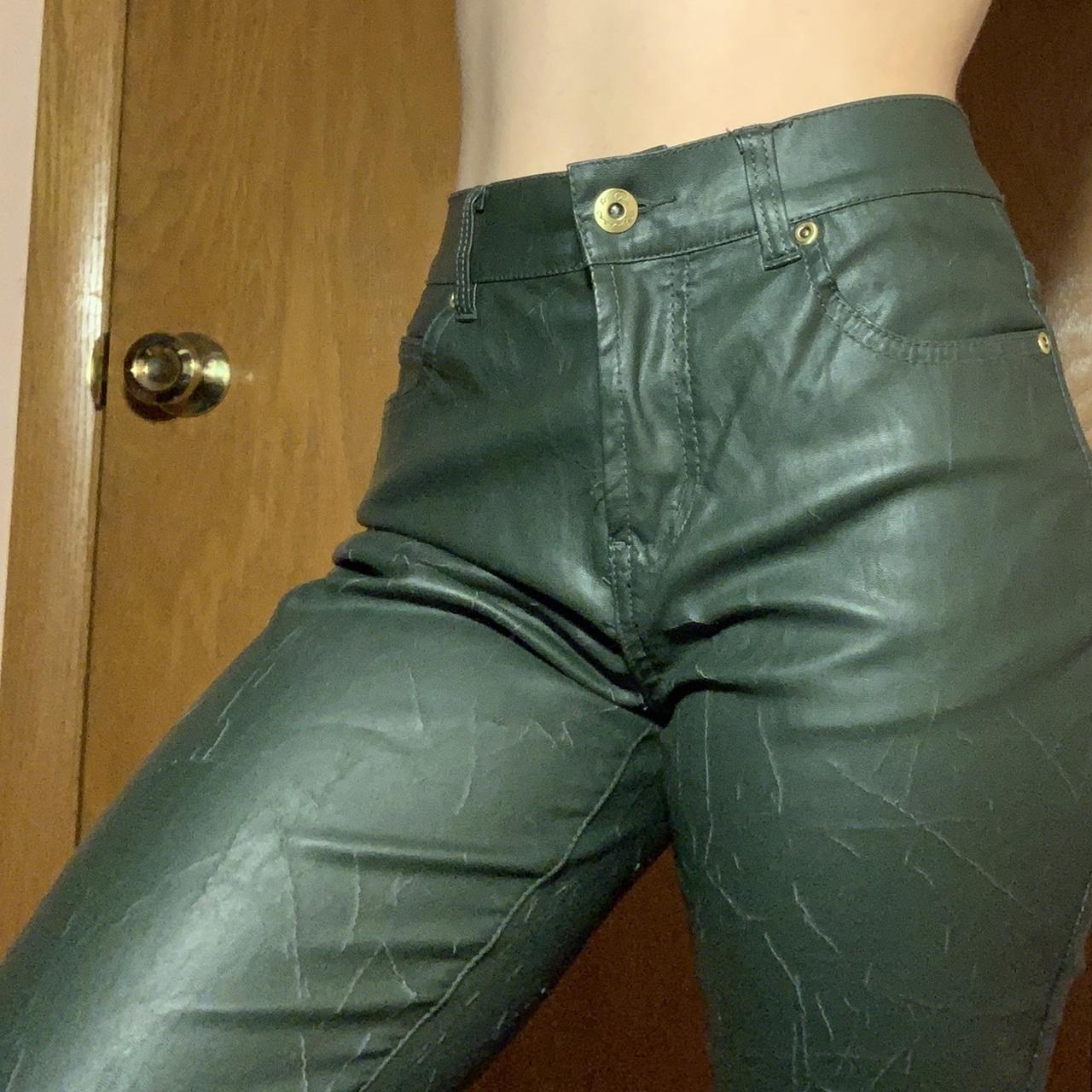 Green, Leather cracks by Dq2.... - Depop