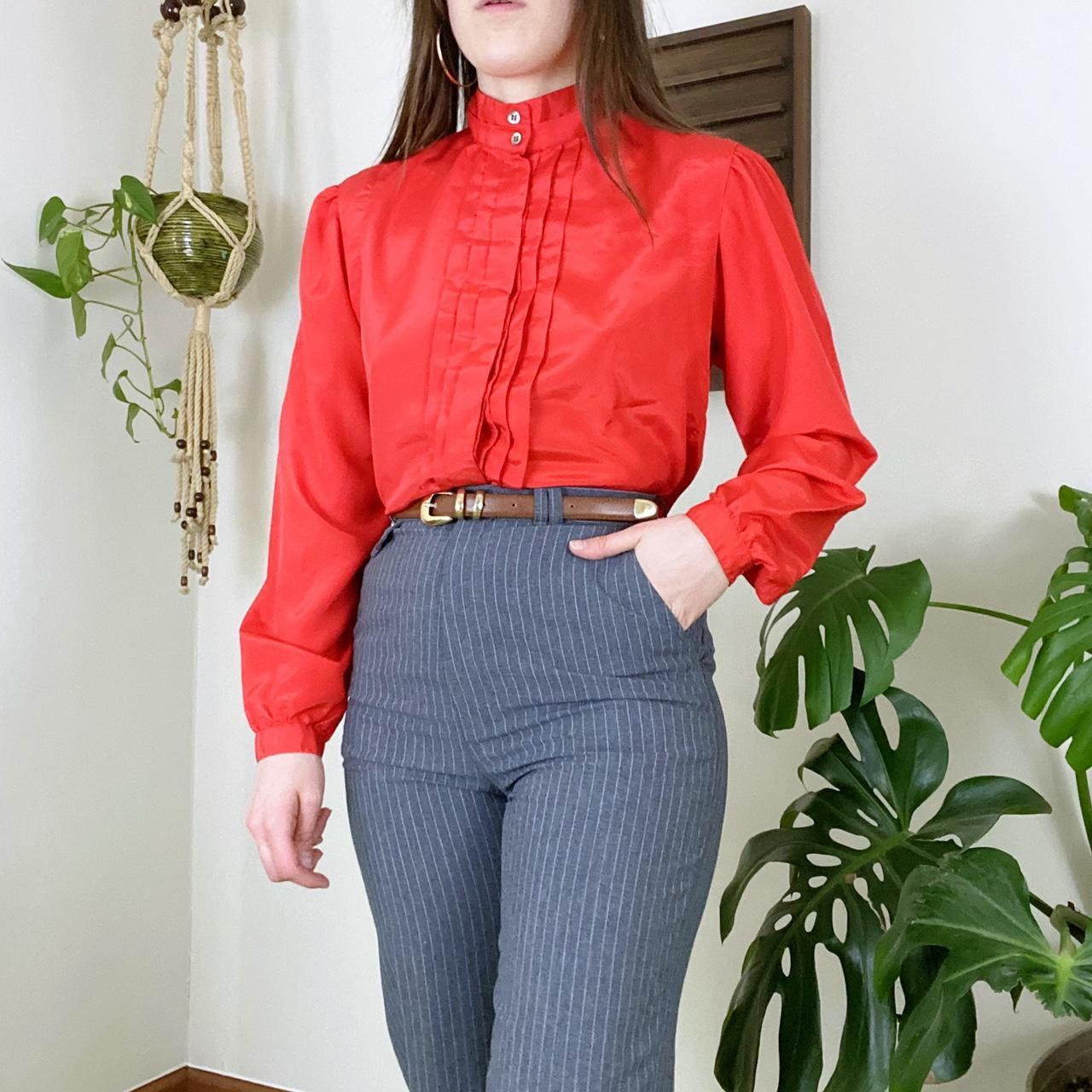 Evan Picone Women's Red Blouse