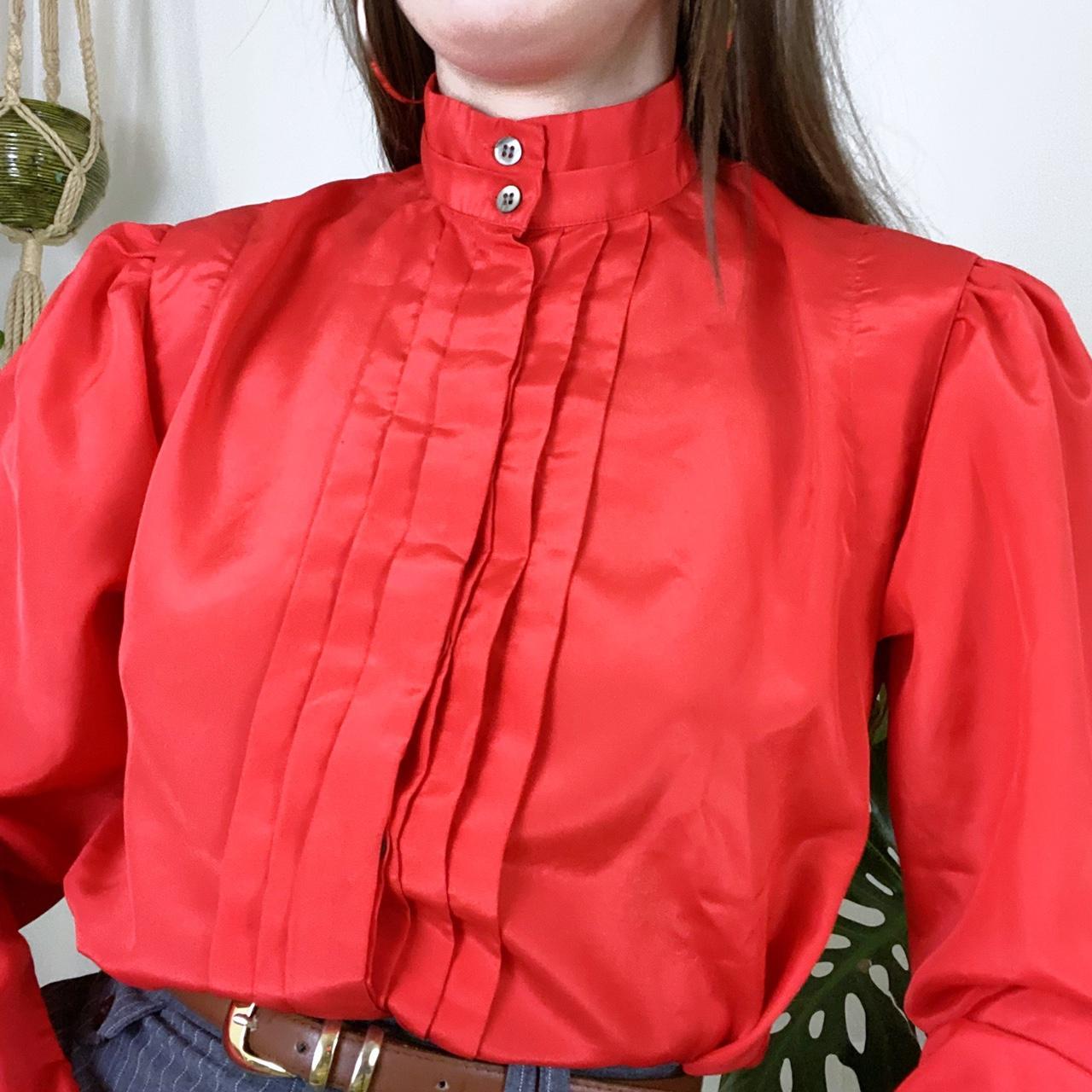 Evan Picone Women's Red Blouse (2)