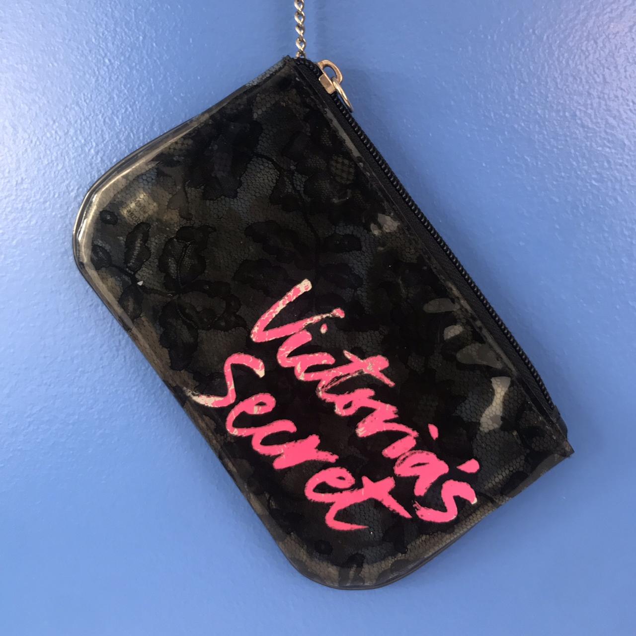 Victoria's Secret Women's Black and Pink Walletpurses Depop