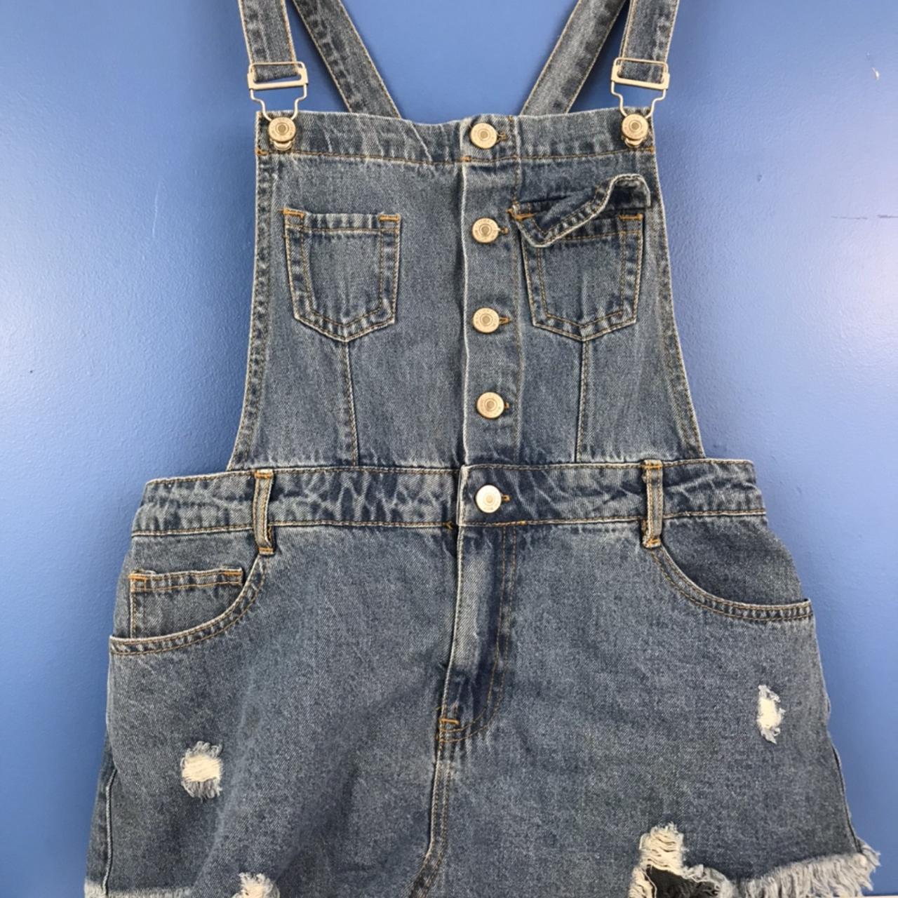 Forever 21 - denim overalls . . . Great brand... - Depop