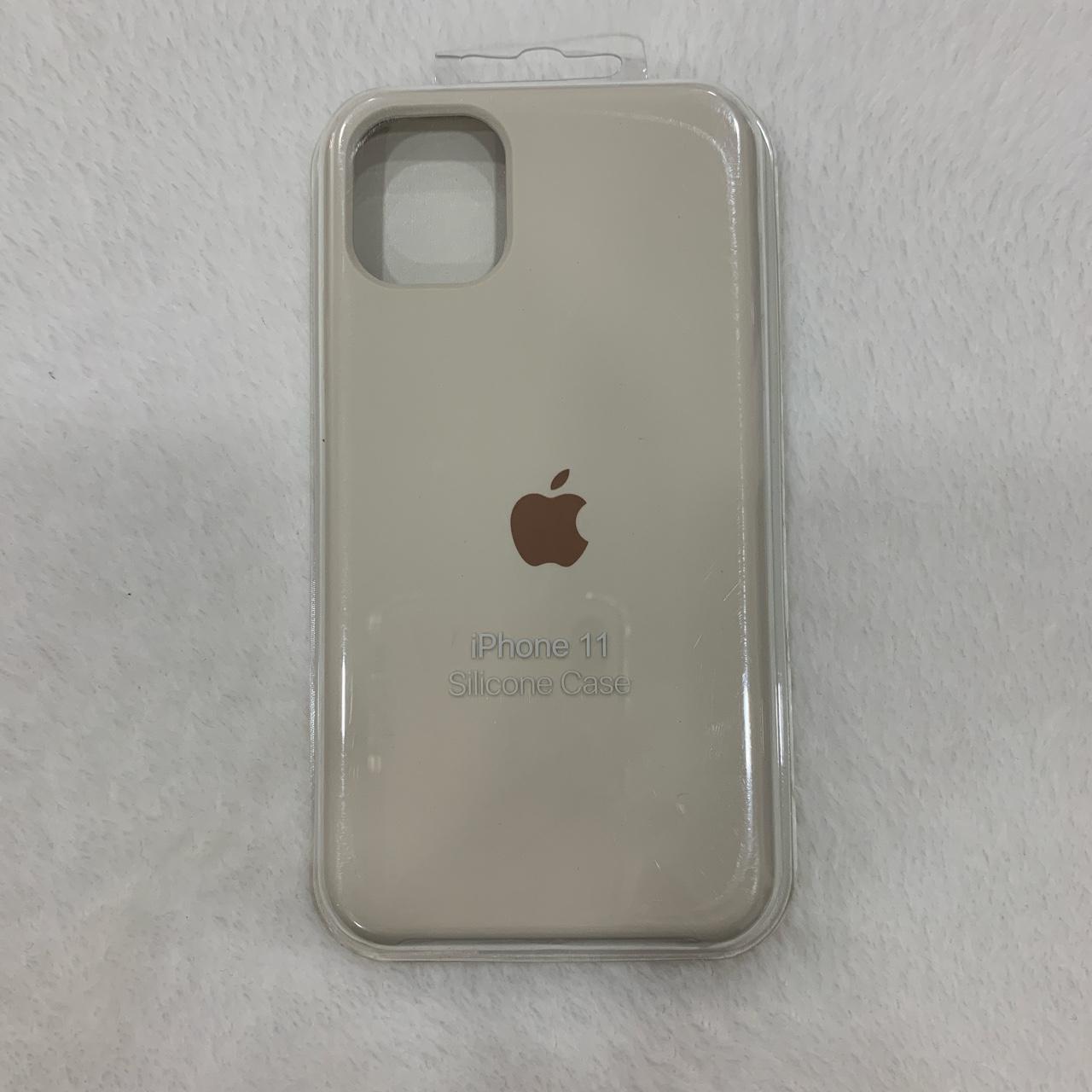 iPhone 11 Silicone Case White - Depop