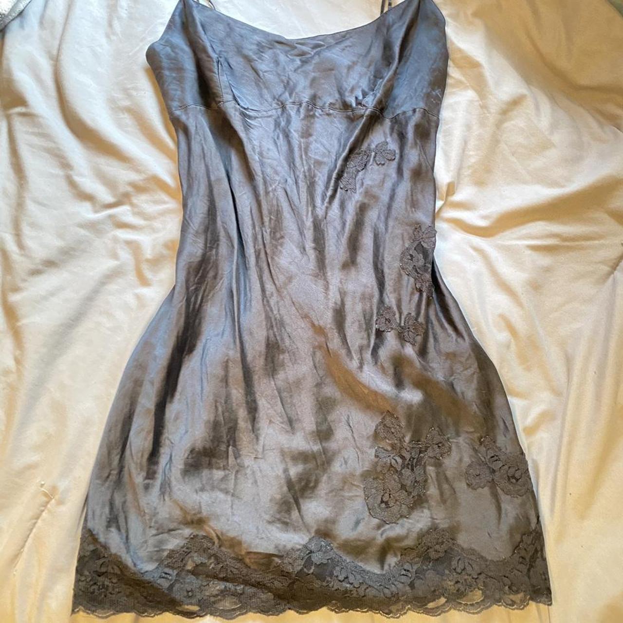 black victoria secret slip dress, size large,... Depop