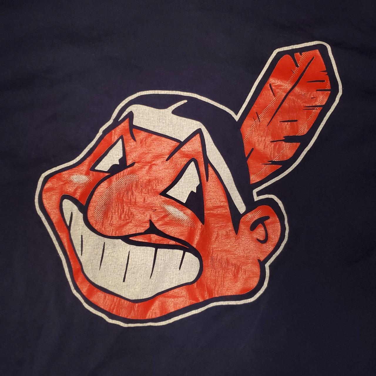 Vintage 1998 Chief Wahoo T Shirt Cleveland Indians - Depop