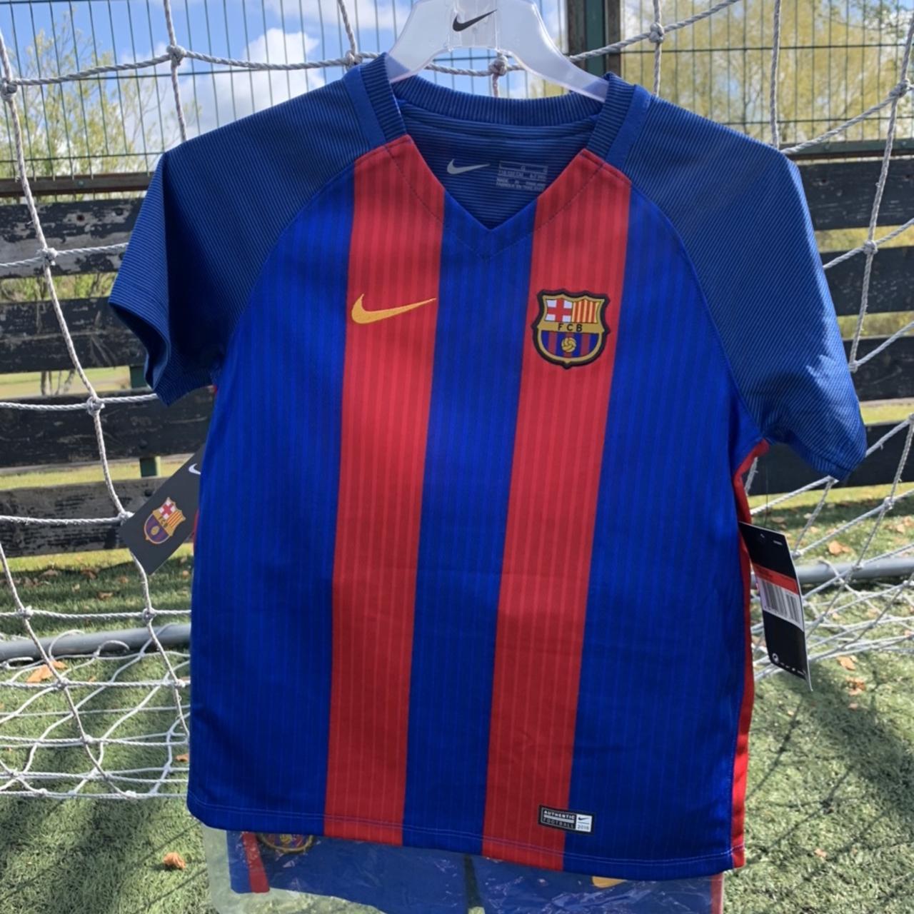 NIKE Barcelona full football mini kit Children’s... Depop