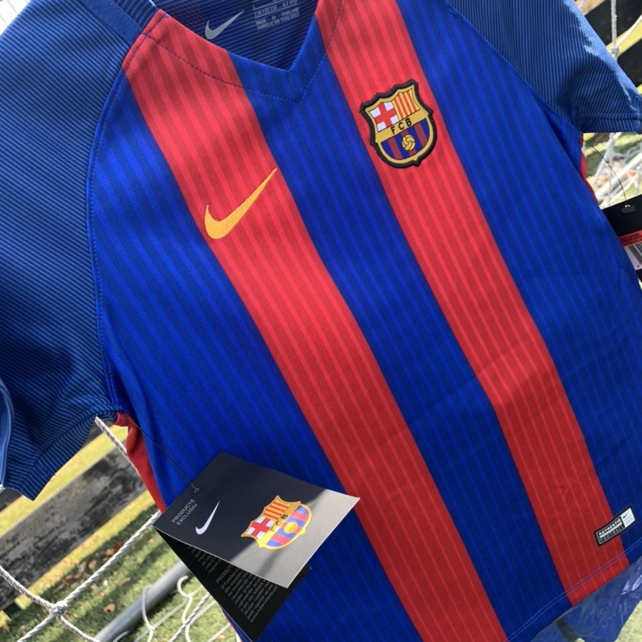 NIKE Barcelona full football mini kit Children’s... Depop