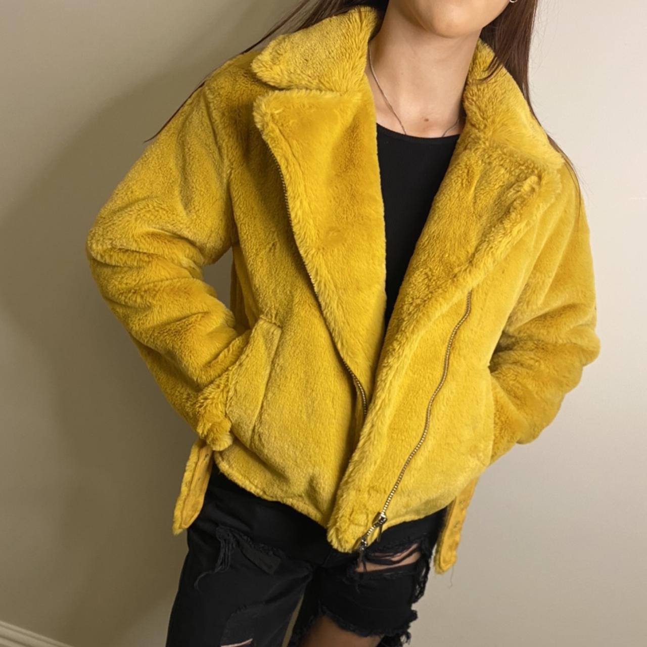 Faux fur biker jacket topshop best sale