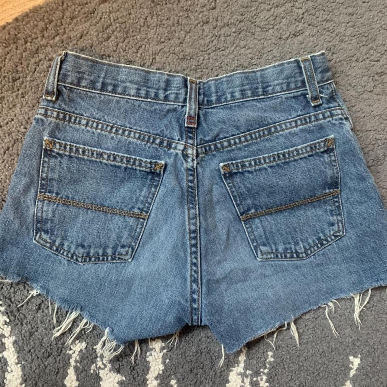 Mid Rise Arizona Cutoff Jean Shorts Good Condition Depop