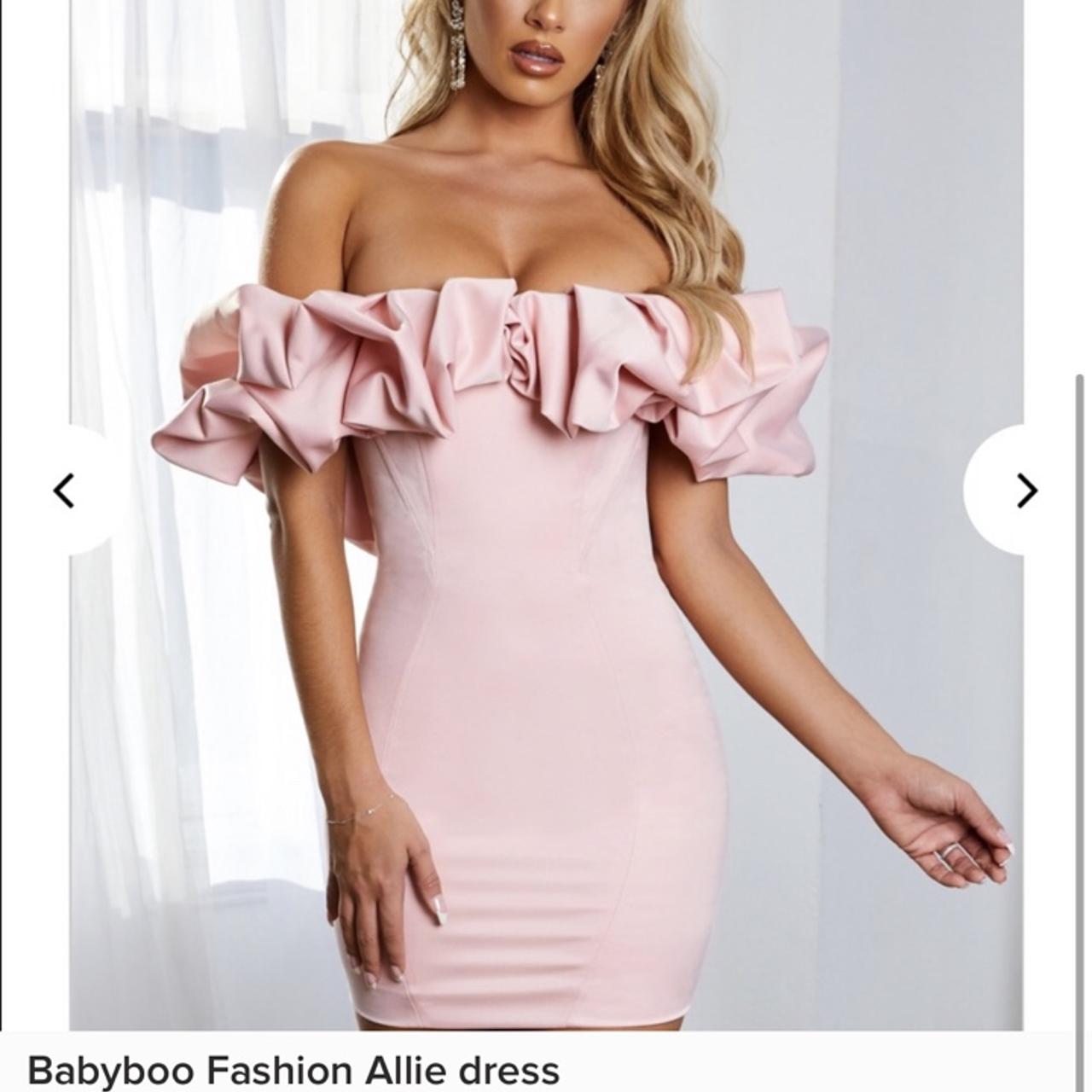 Babyboo fashion Allie dress In light pink - Depop