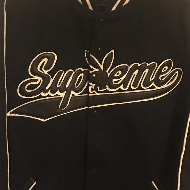Supreme Playboy varsity jacket size XL new 10/10... - Depop
