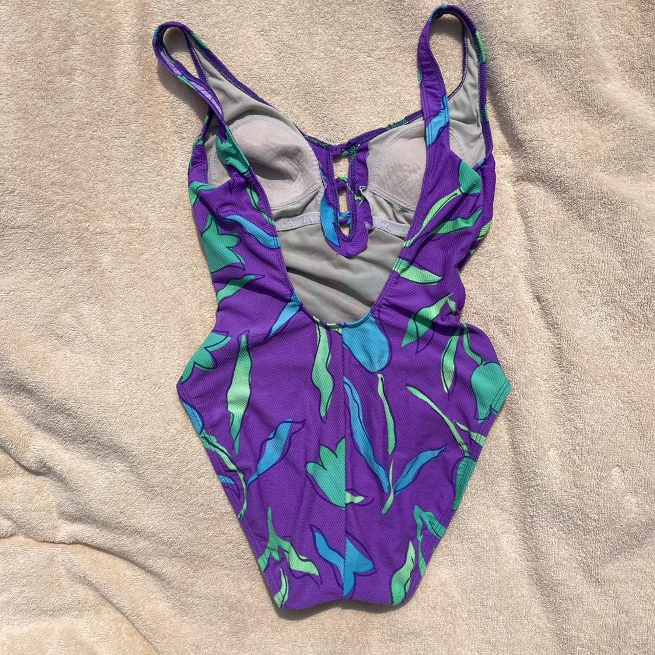 La Blanca Women's Purple Swimsuit-one-piece | Depop