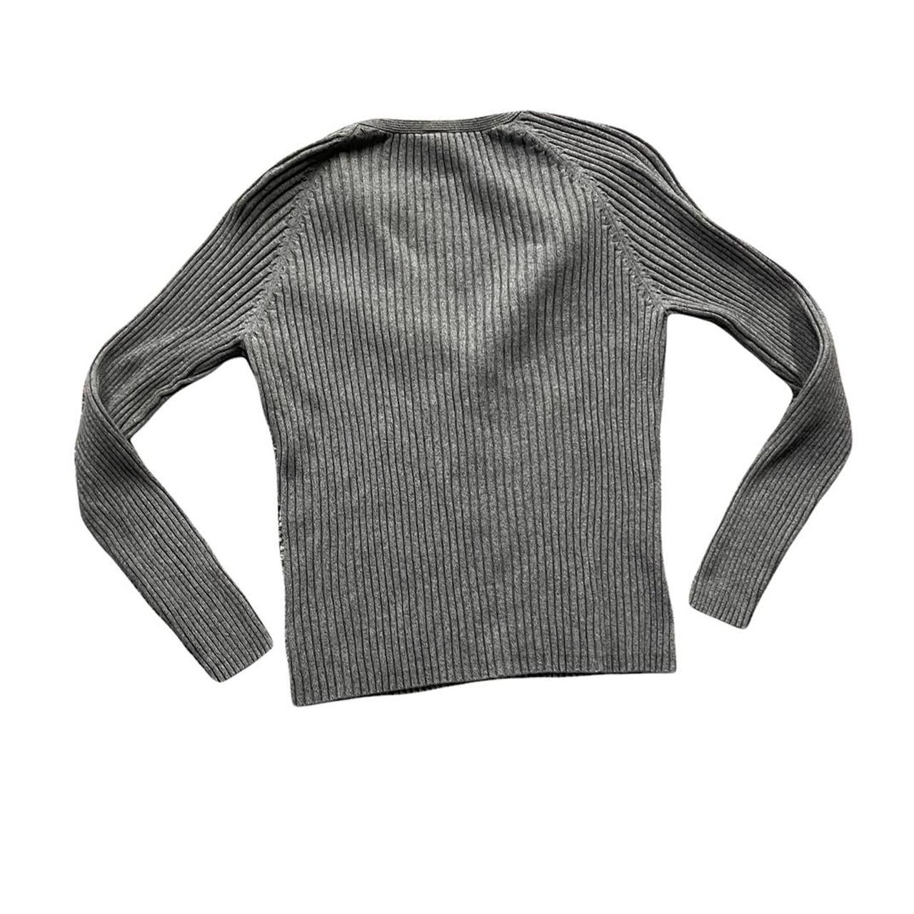 Gap Women's Grey Cardigan Depop