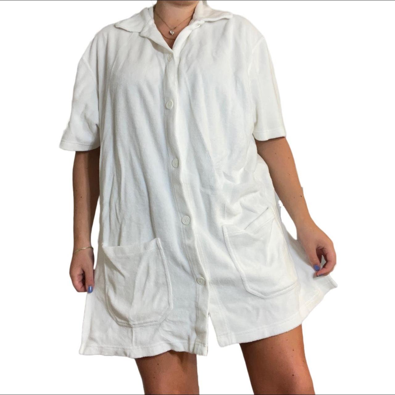 Eddie Bauer Women's White Dress Depop