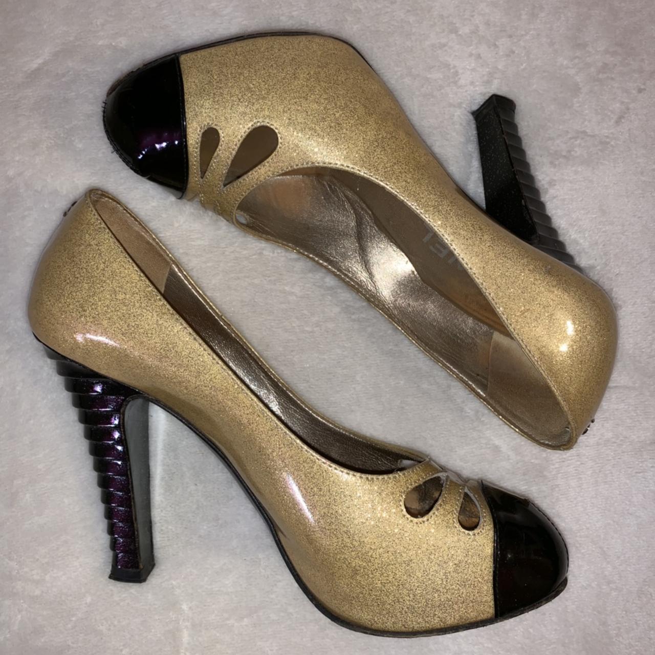 Chanel slip on heels. Super comfortable size 37 fits - Depop