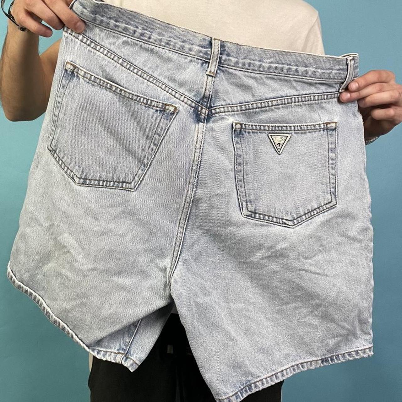 vintage guess jean shorts