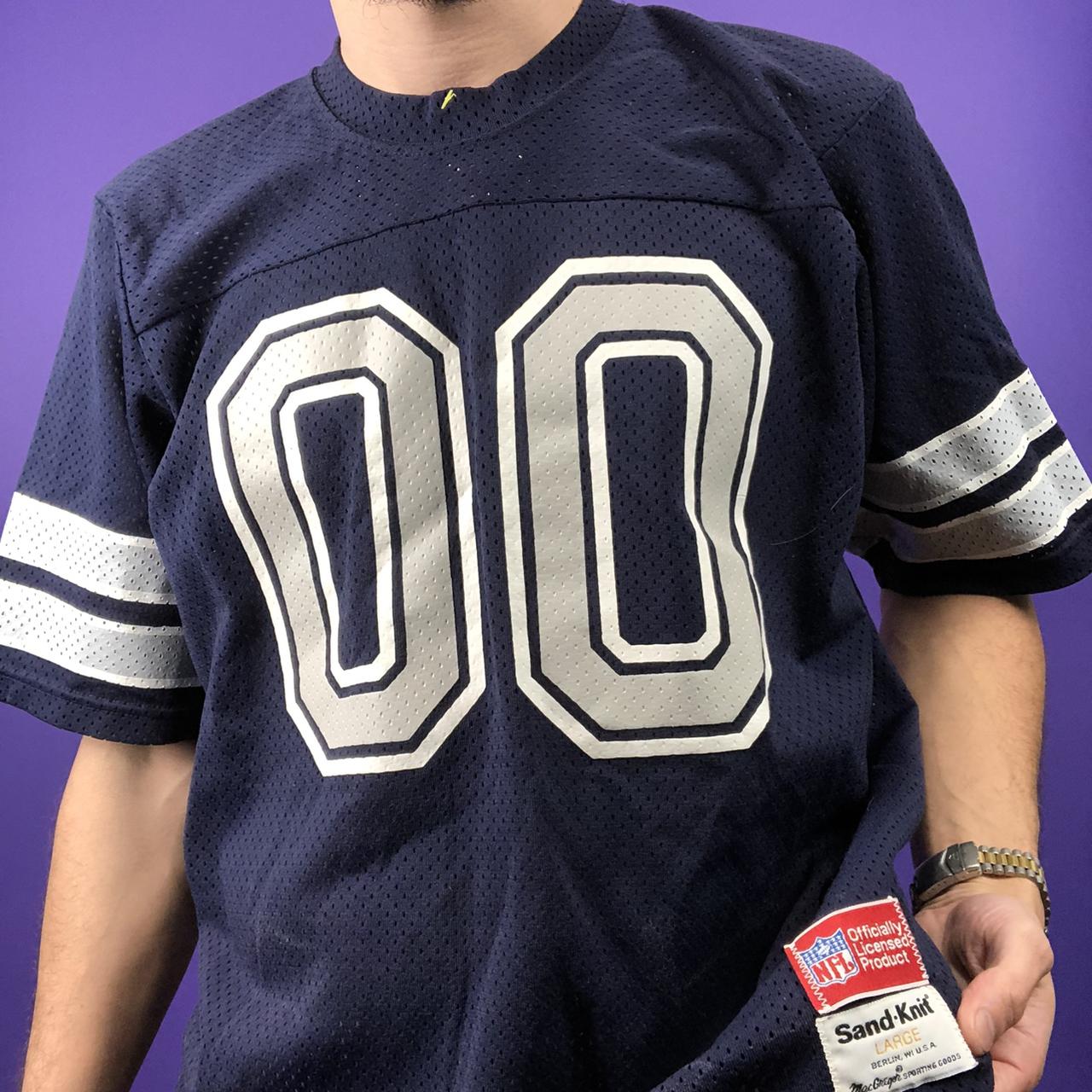 ▪️VINTAGE SAND KNIT DALLAS COWBOYS KRAS NFL JERSEY - Depop